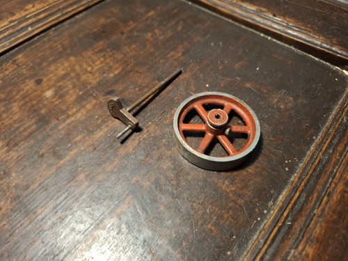 Mamod short shaft flywheel - short,