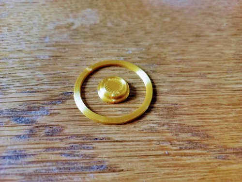 Printed flywheel cap - printed,